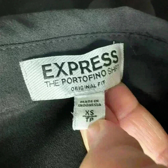 COPY - Express Blouse Portofino Button Up sleeveless x2 pocket Original fit XS … - Picture 9 of 10